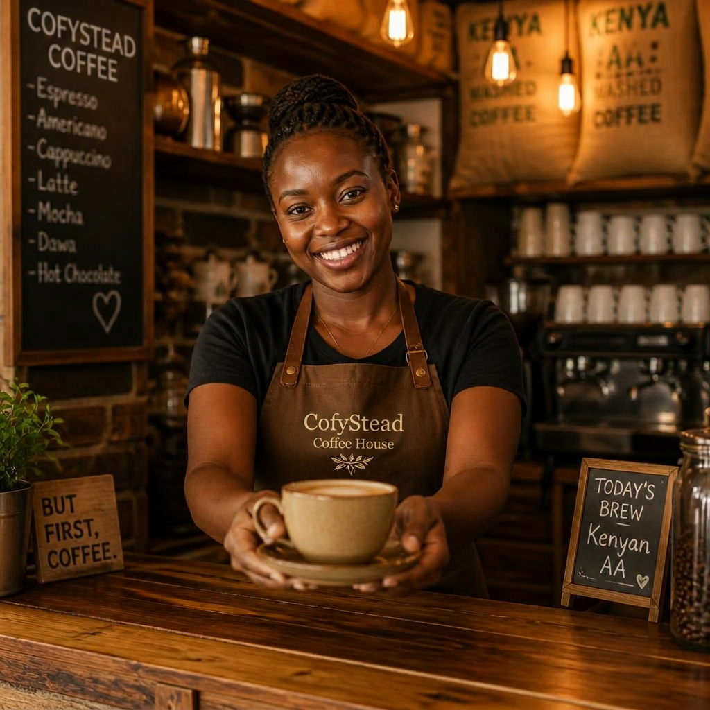 CofyRoast team welcoming customers
